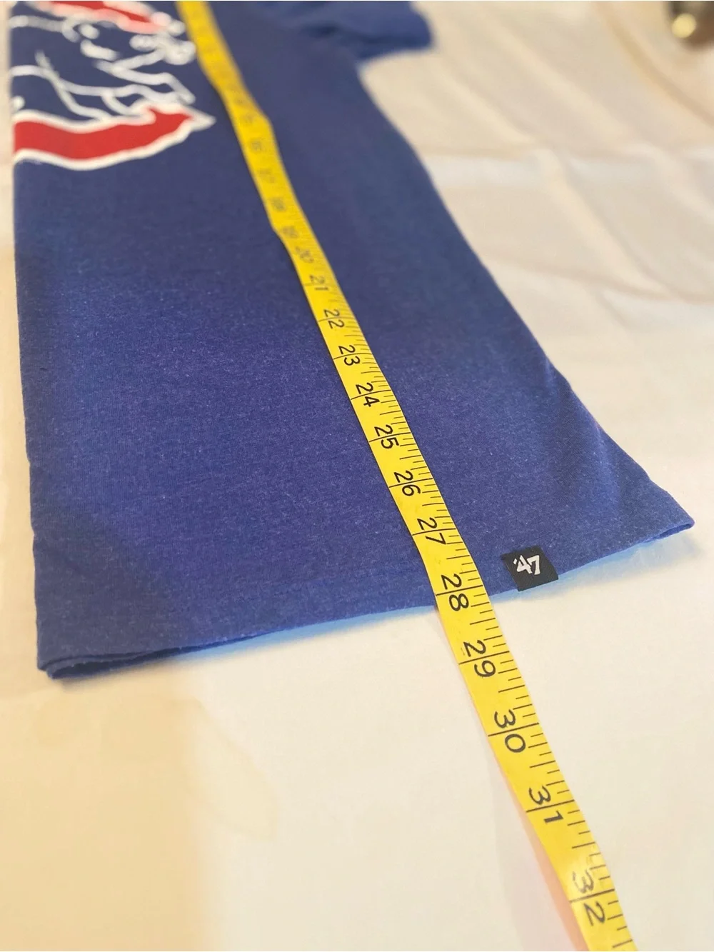 47 Chicago Cubs MLB Baseball Short Sleeve Graphic T-Shirt Blue Small